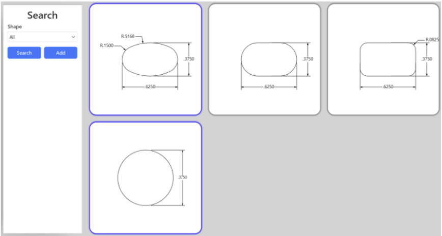 Image 2: Die profile